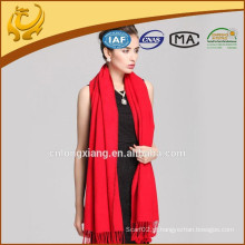 New Women Beautiful Soft Wrap Shawl Multi Red Color 100% xales de seda pura